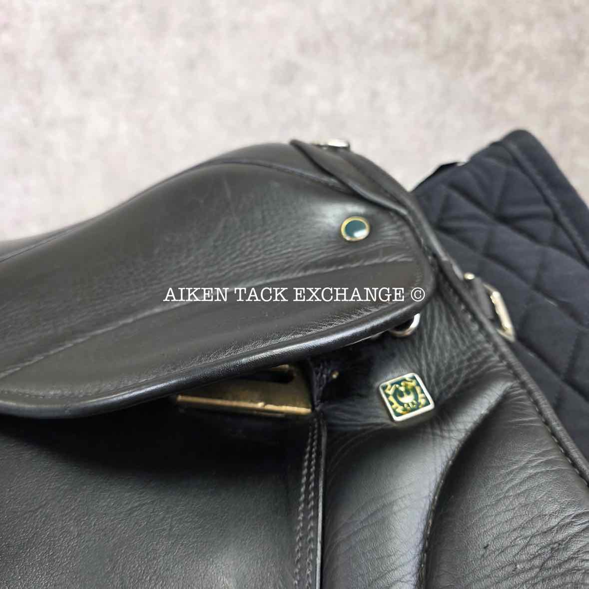 Stubben VSD Scout Endurance Saddle, 18" Seat, 32cm Tree - Wide, Wool Flocked Panels