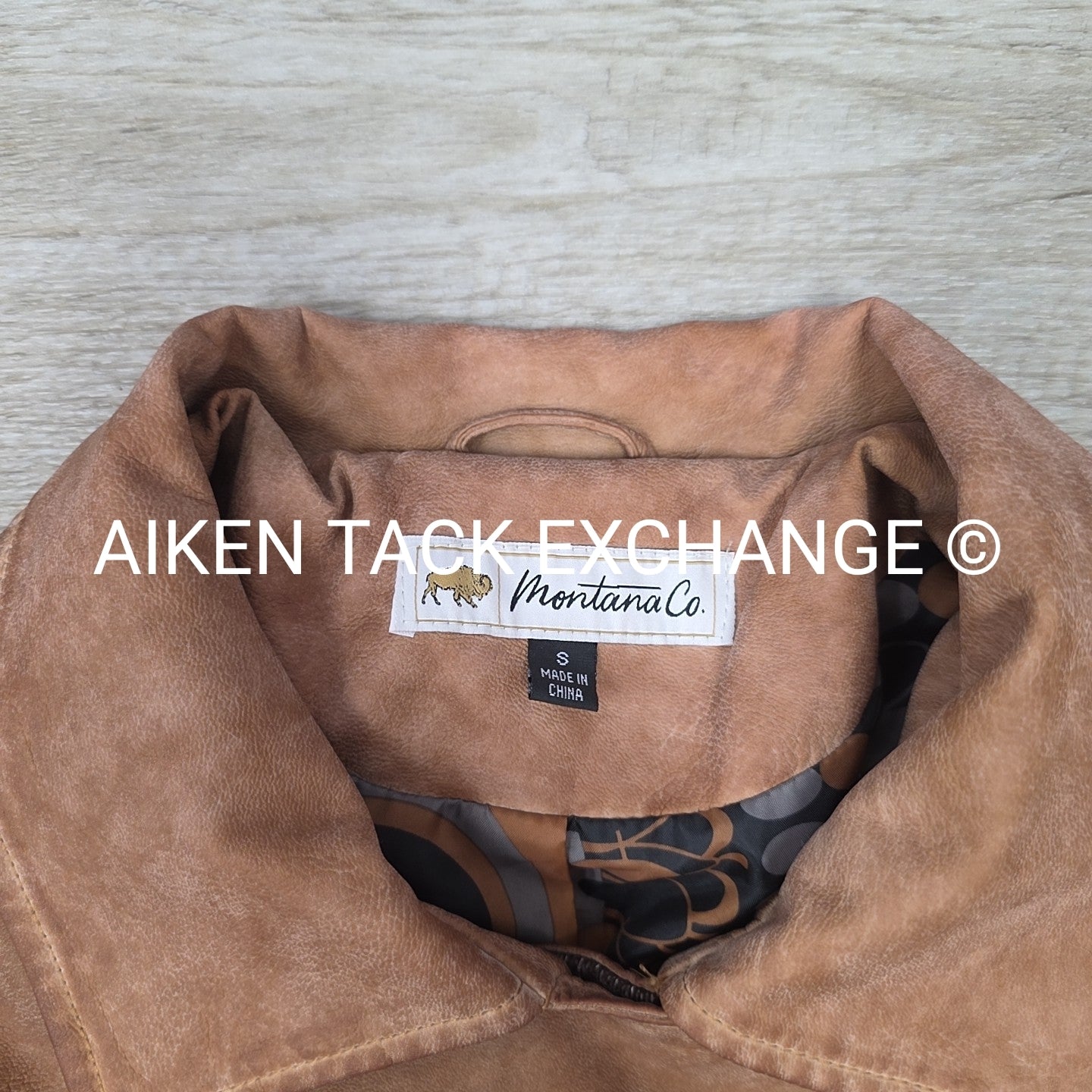 Montana Co. Faux Leather Jacket, Size Small