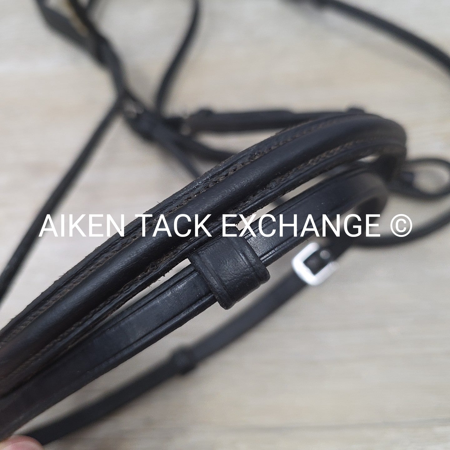Bobby's English Tack Bridle, No Reins, Black, Size Pony