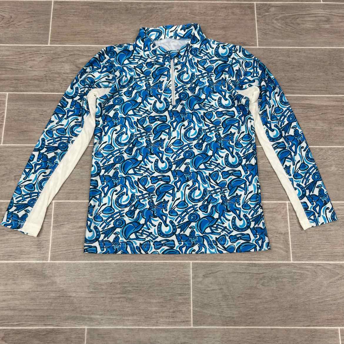 Belle & Bow Long Sleeve Sun Shirt, Size 12