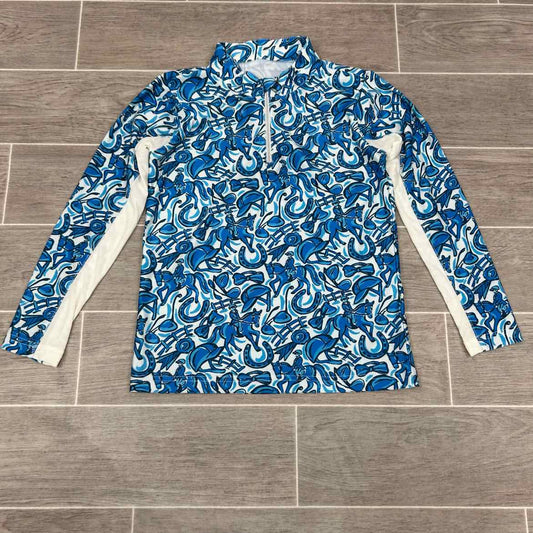 Belle & Bow Long Sleeve Sun Shirt, Size 12