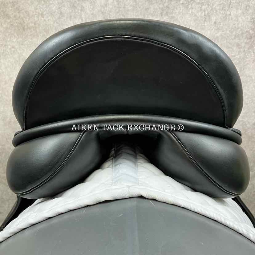 Hulsebos WB3 Dressage Saddle, 17" Seat, M/MW Tree, Wool Flocked Panels