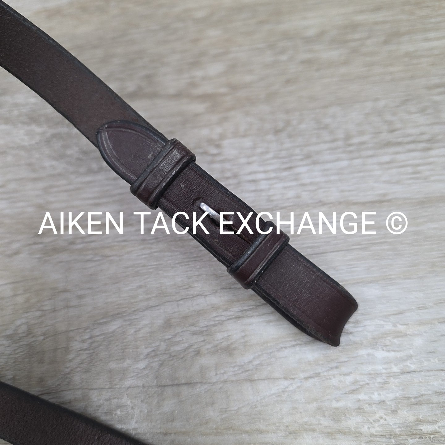 KL Select Flat Laced Reins, Brown, 58"