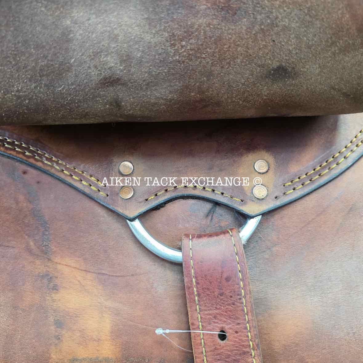 Trevor James Champion Drafter Australian Saddle, 15.5" Seat (Western) - 17.5" Seat (English), Wide Tree