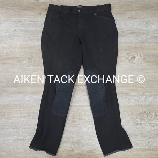 Ovation EuroWEAVE Four Pocket Knee Patch Breeches, Size 34 R