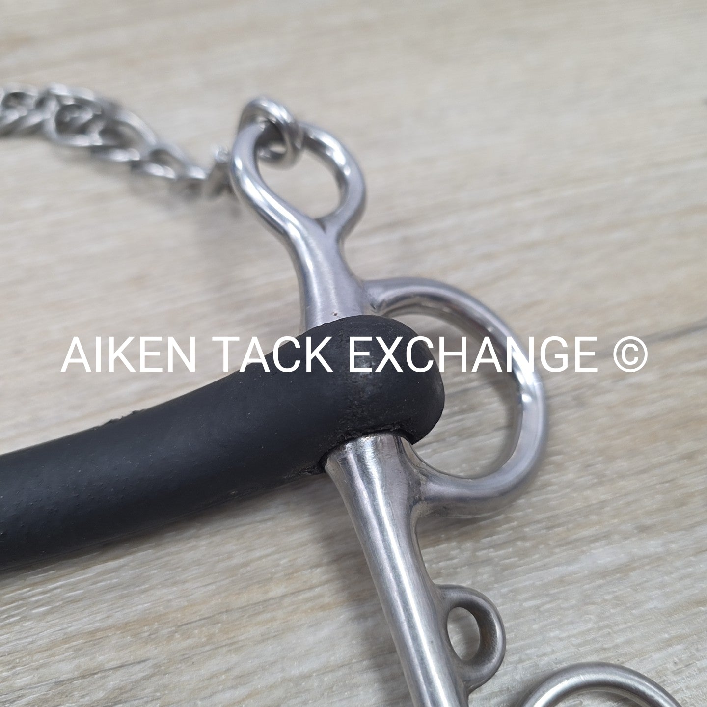 Hard Rubber Mullen Mouth Pelham Bit 5"