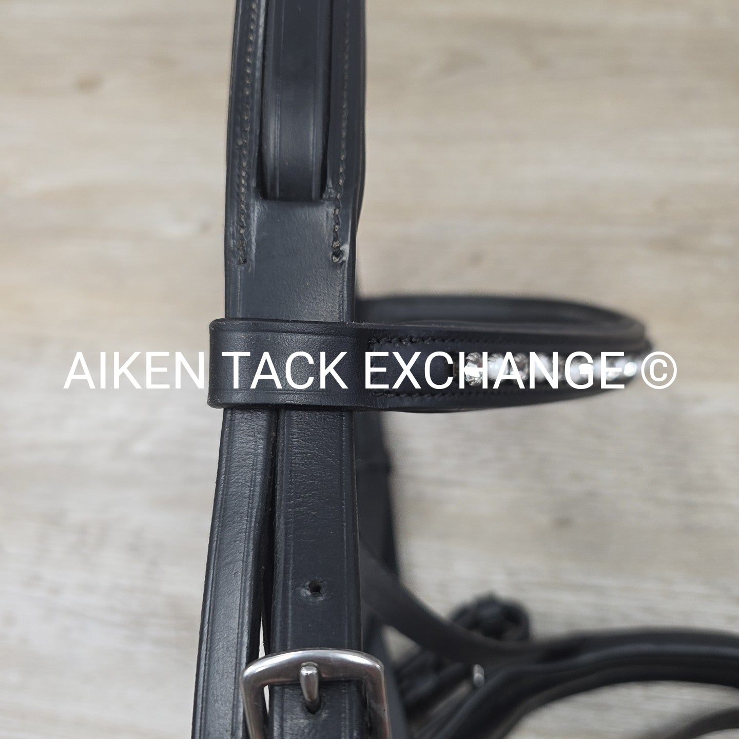 KL Select Dressage Bridle with Matching Reins, Black, Size Full