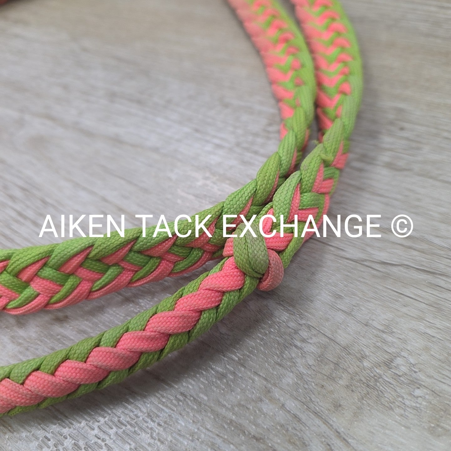 Braided Flat Barrel Reins with Snaps