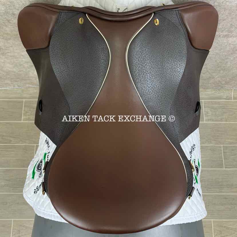 2021 Black Country GPX All Purpose Jump Saddle, 18.5" Seat, Wide Tree, Wool Flocked Panels