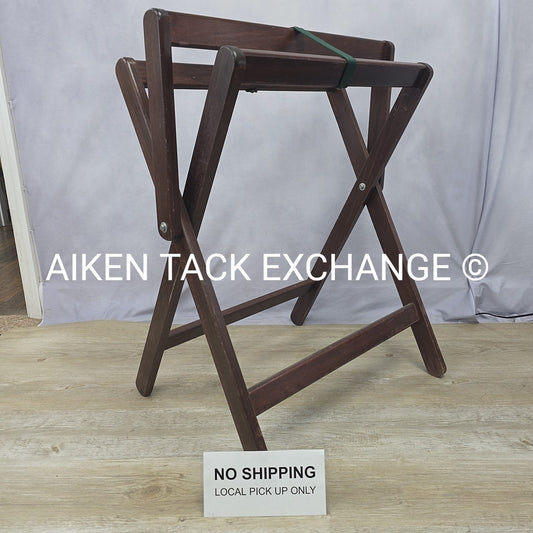 Beval Wood Portable Folding Saddle Stand