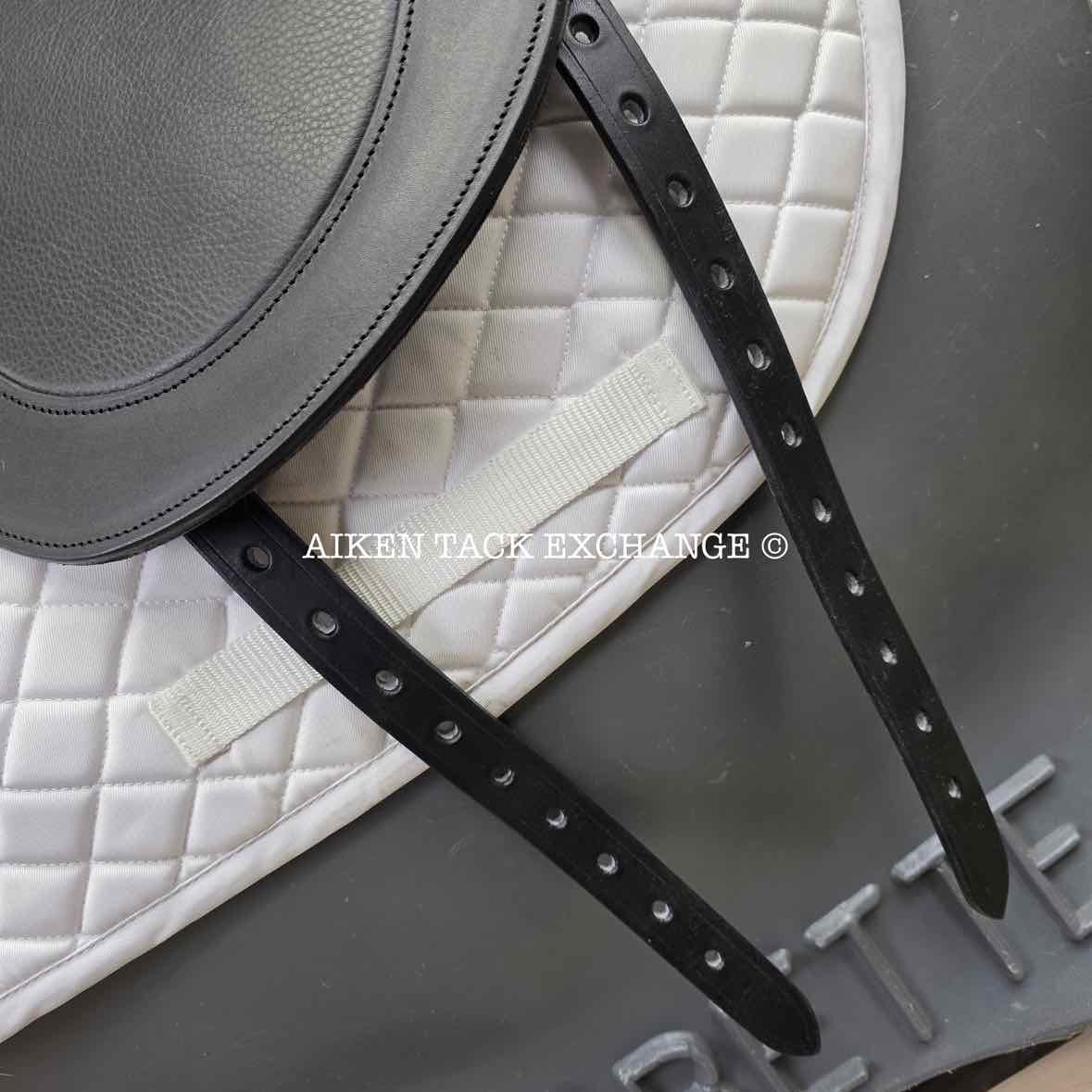 2024 Envy by Custom Saddlery Motion Monoflap Dressage Saddle, 18" Seat, Adjustable Tree, Wool Flocked Panels