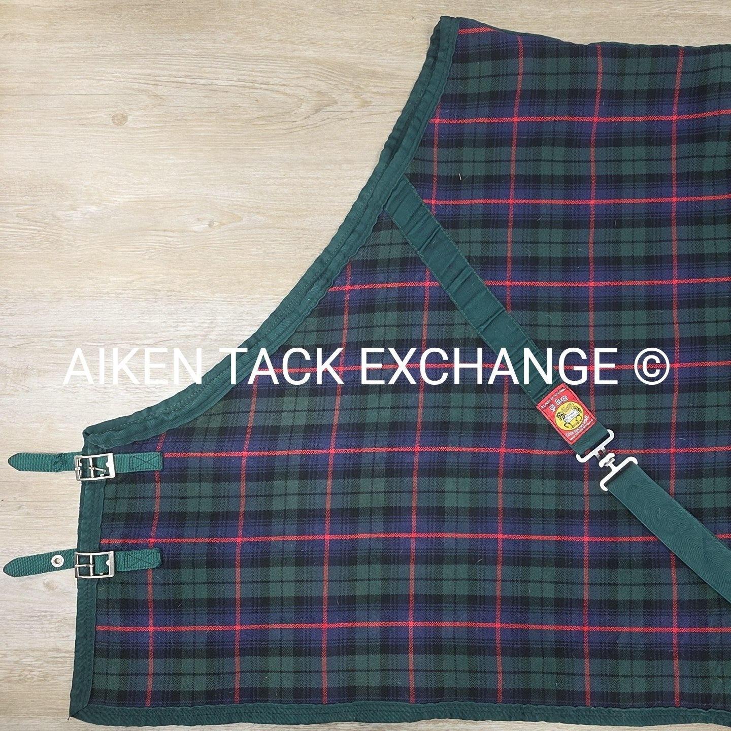 5/A Baker Original Tartan Plaid Heavyweight Stable Sheet, Size 78"