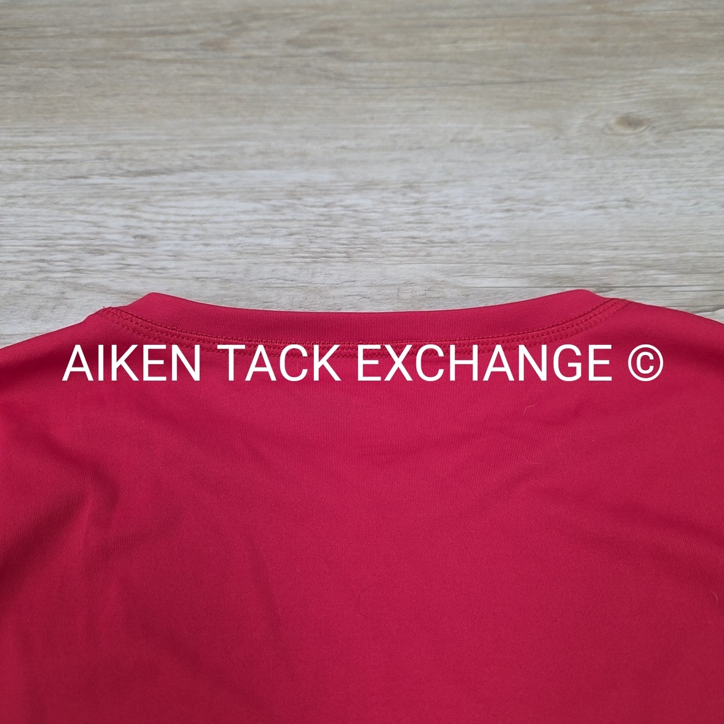 Asmar Equestrian Long Sleeve Crew Neck Top, Size X-Large