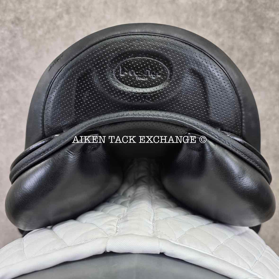 2016 Prestige X-D1D K Zero Monoflap Dressage Saddle, 17" Seat, Wide Tree, Wool Flocked Panels