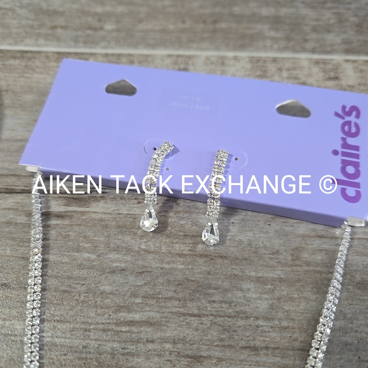 Claire's Bundle - 2 Pairs of Earrings, 2 Necklaces