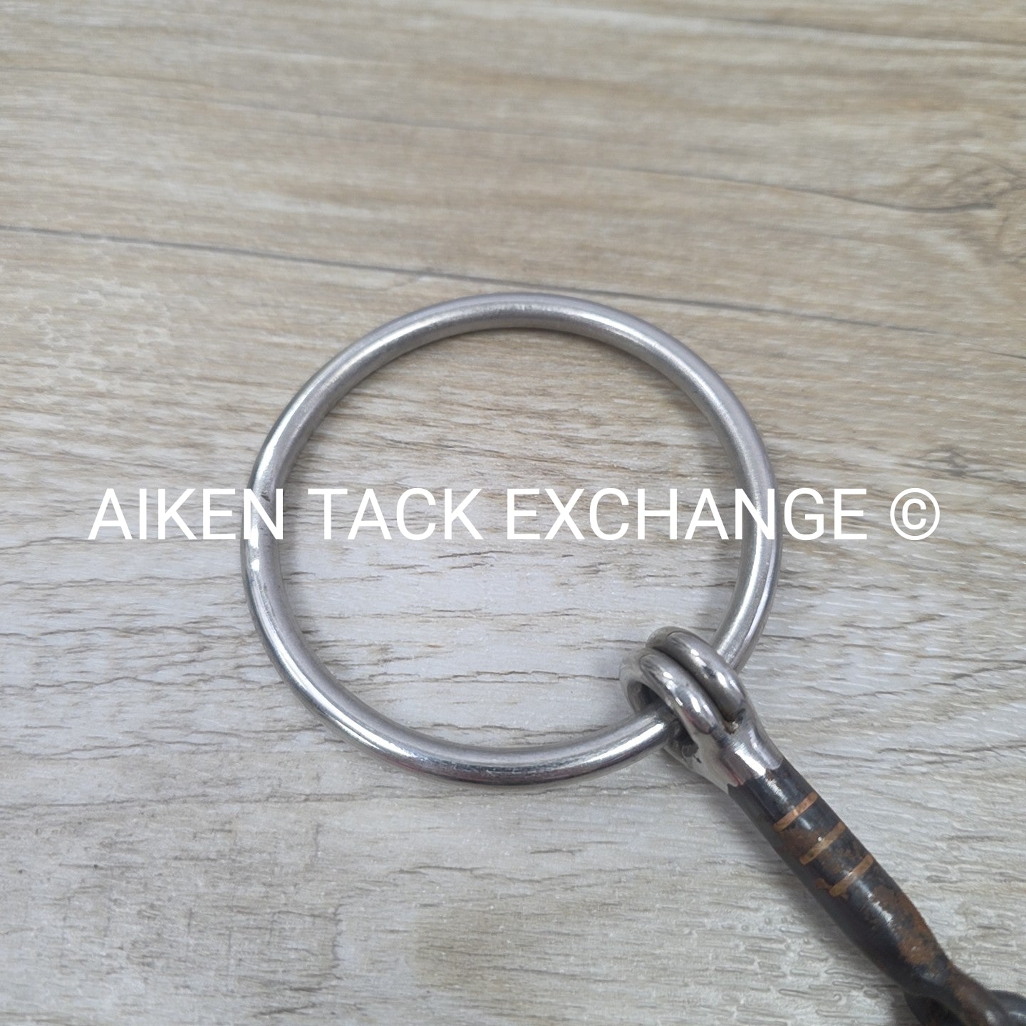 Sweet Iron Double Joint Loose Ring Bit with Copper Rings 5.5"