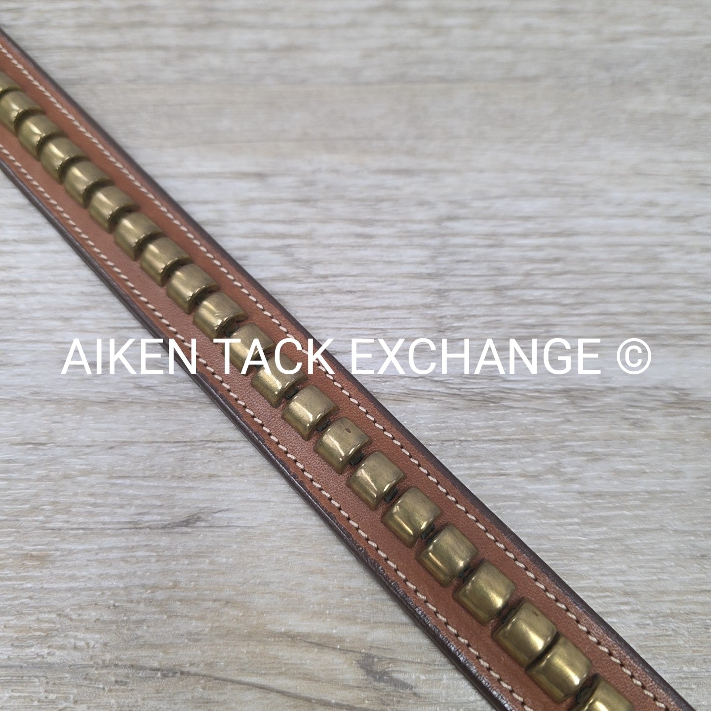 Tory Leather Clincher Brass Buckle Belt, 26"