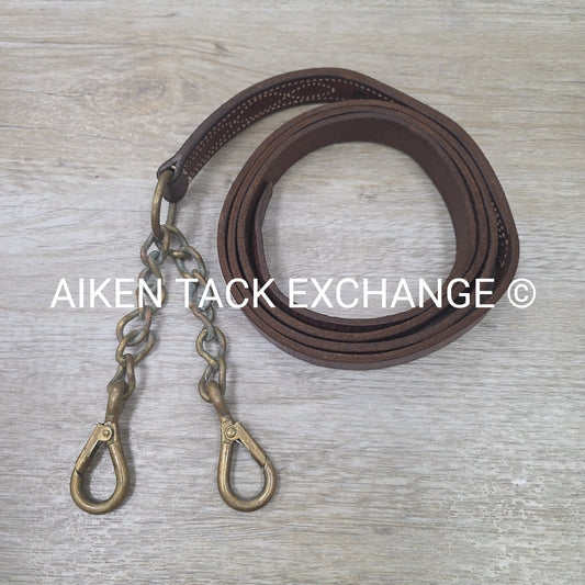 Walsh Fancy Stitched Jumper Leather Lead, Has Nameplate Holes