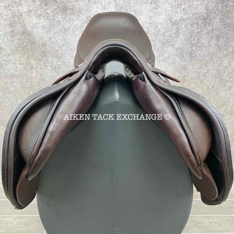 2018 Prestige Michel Robert Close Contact Jump Saddle, 18" Seat, 34 Tree - M/MW, Wool Flocked Panels