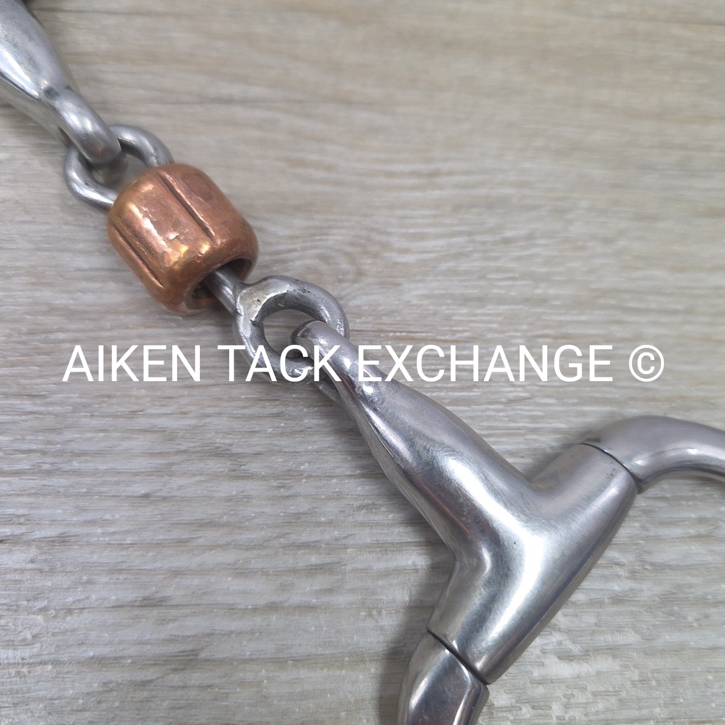 Double Joint Eggbutt Bit with Copper Roller 5"