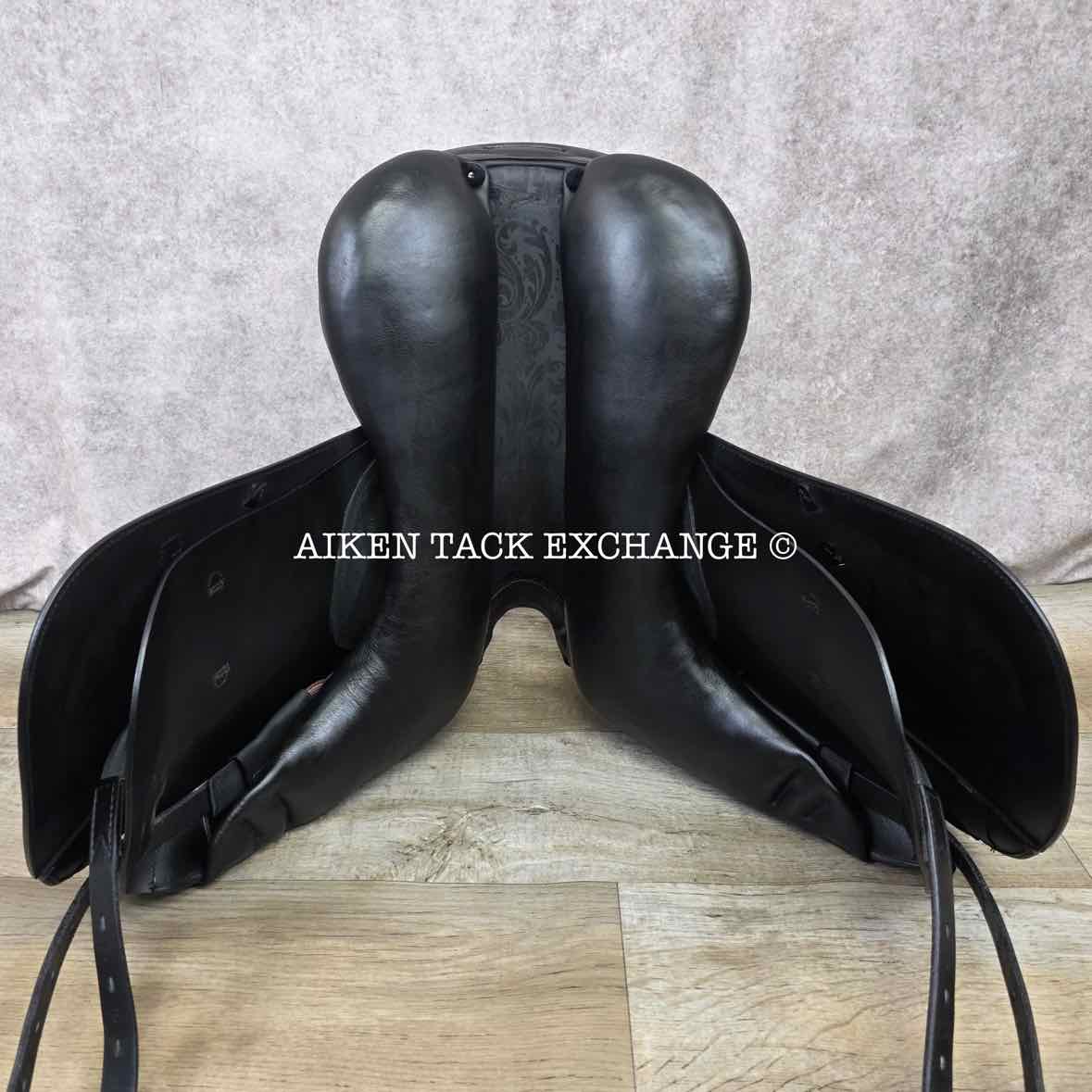 2017 Prestige X-D2 K Zero Monoflap Dressage Saddle, 18" Seat - Short Flap, Medium Tree, Wool Flocked Panels