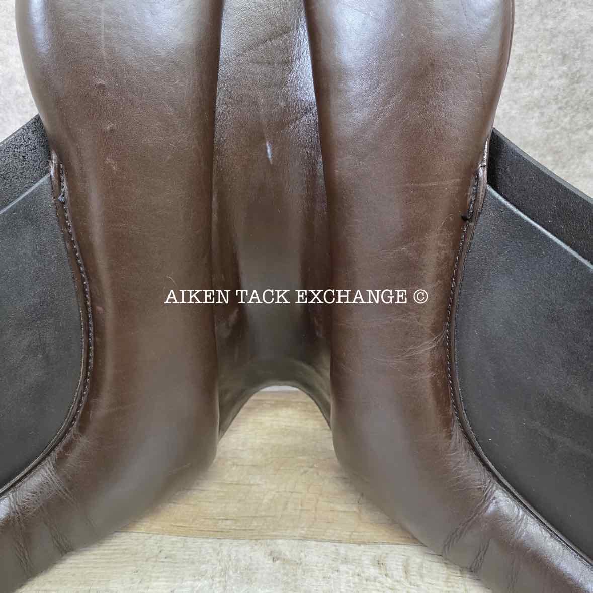 **SOLD** Centaur by Michael Stokes Dressage Saddle, 17.5" Seat, M/MW Tree, Wool Flocked Panels