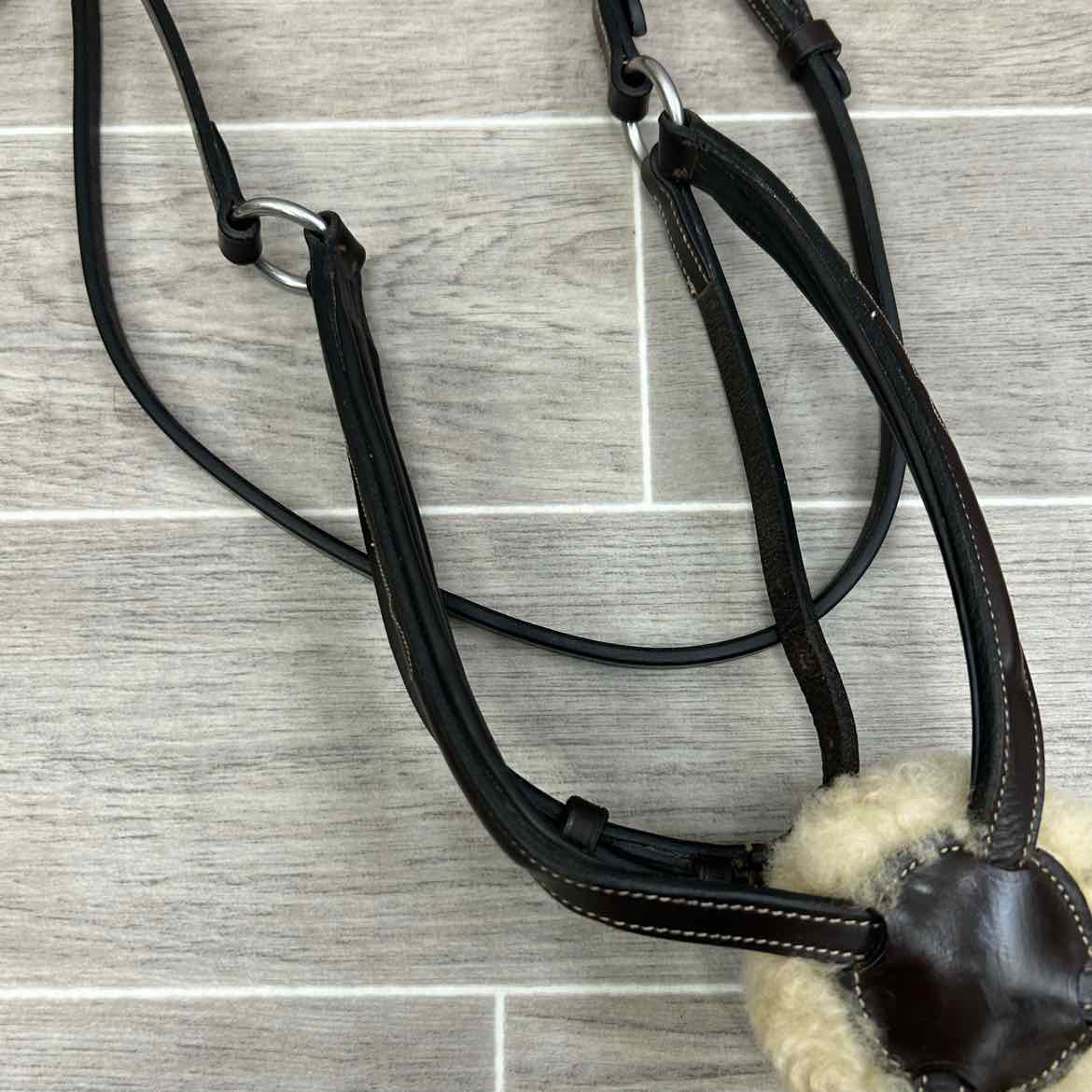 Nunn Finer Stefania Figure 8 Bridle with Matching Rubber Reins, Oversize