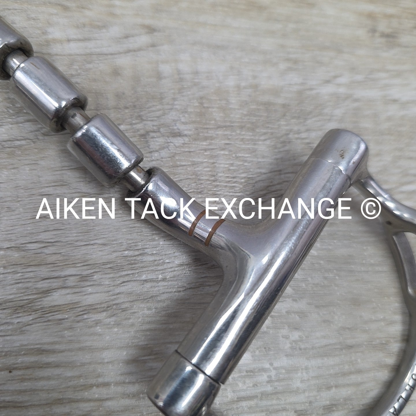 Myler English Dee with Hooks Mullen Triple Barrel Pony Bit MB 32-3 4.5"