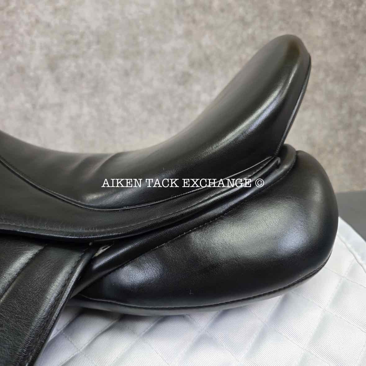 Marcel Toulouse Alissa Platinum Genesis Dressage Saddle, 17.5" Seat, Adjustable Tree, Wool Flocked Panels