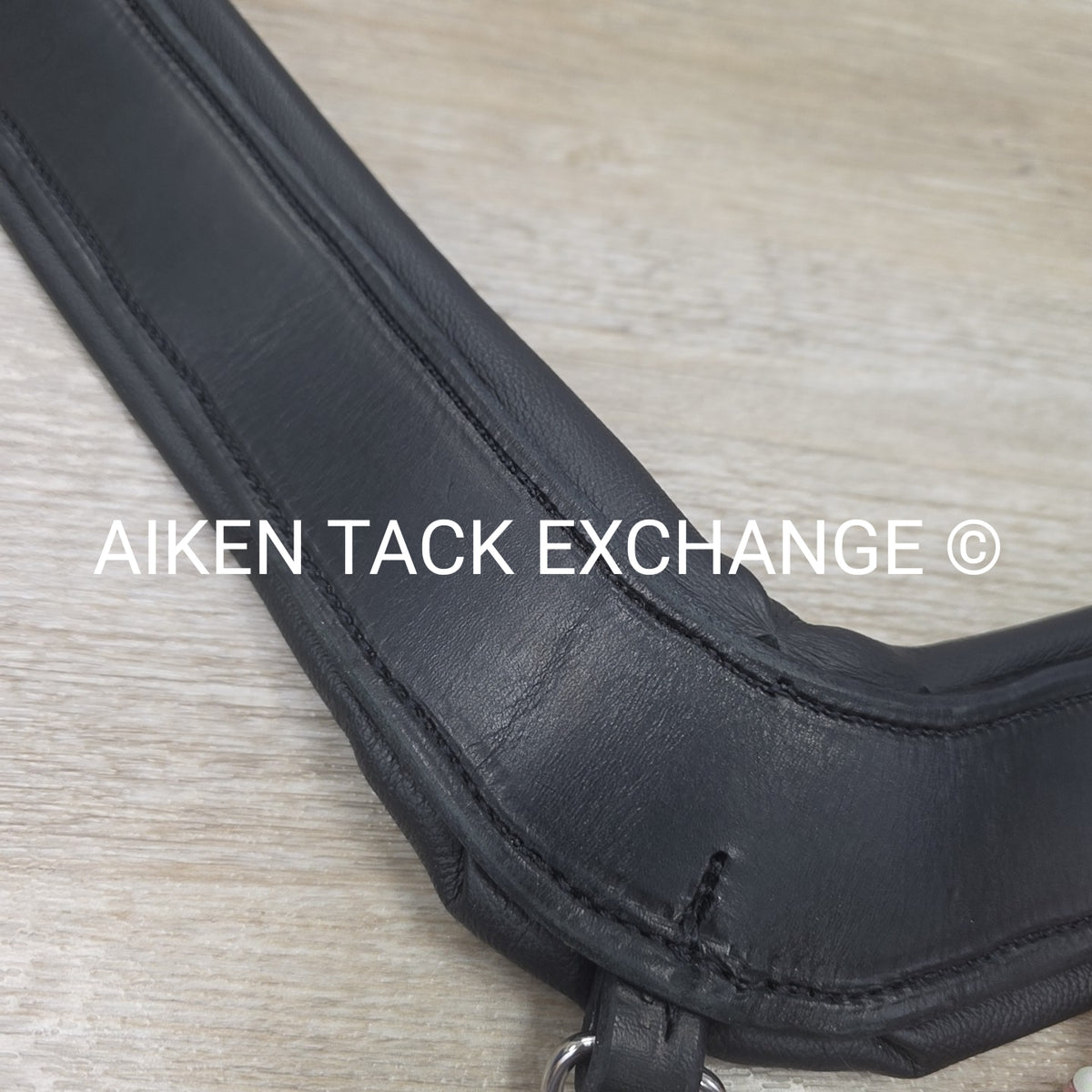 Padded Leather Breastplate, Black, Size Draft