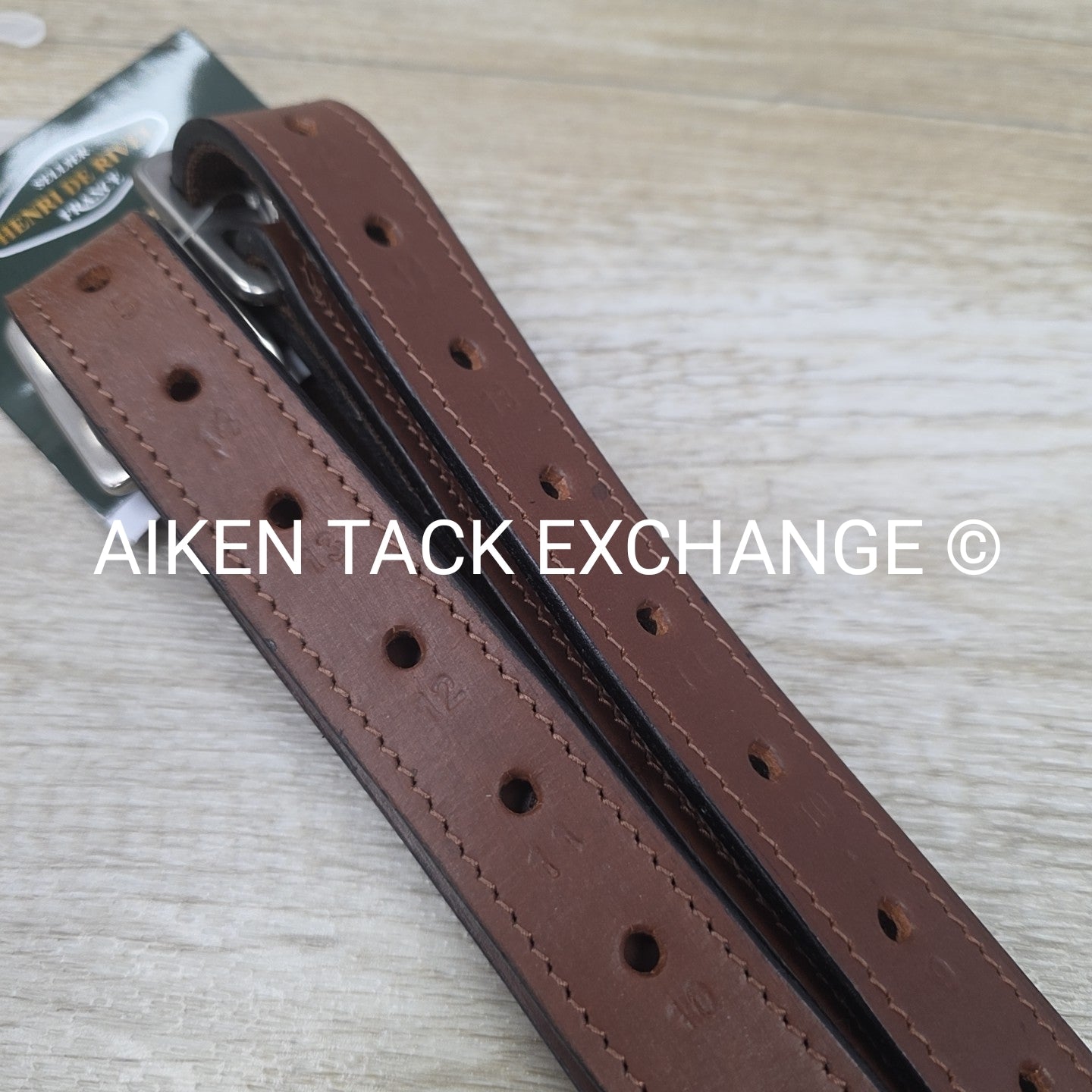 HDR Nylon Lined Stirrup Leathers, Australian Nut, 54"