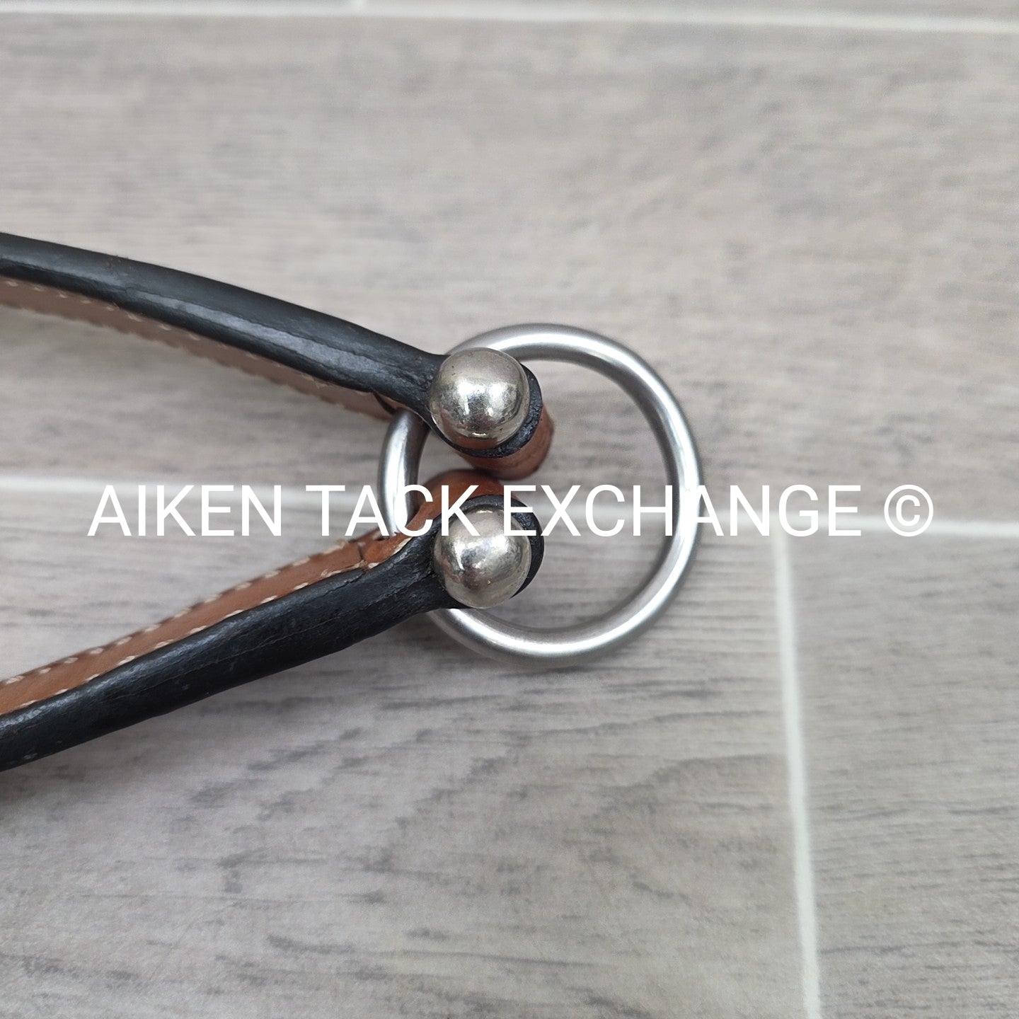 Cowhide One Ear Headstall with Matching Tie Down & Breastplate