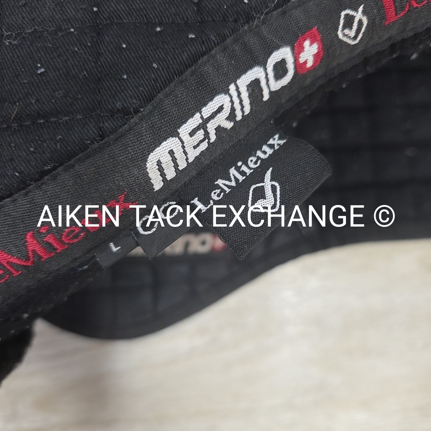 LeMieux Square Merino Half Lined Close Contact Saddle Pad, Large