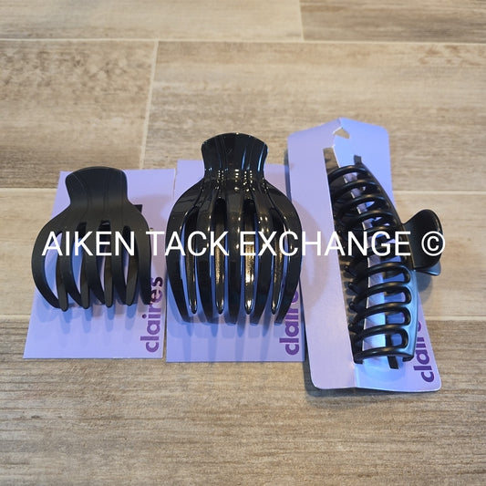 Claire's Claw Clip Bundle - 3 Total