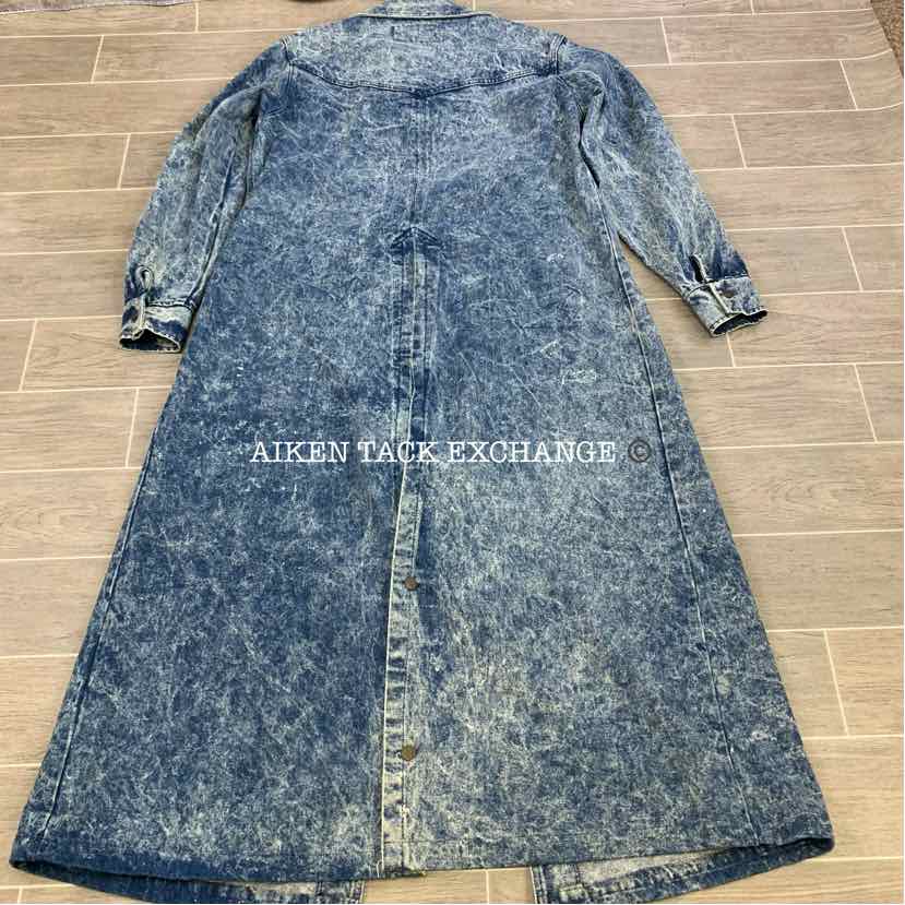 Vintage Wear of the West Denim Trenchcoat, Size Medium