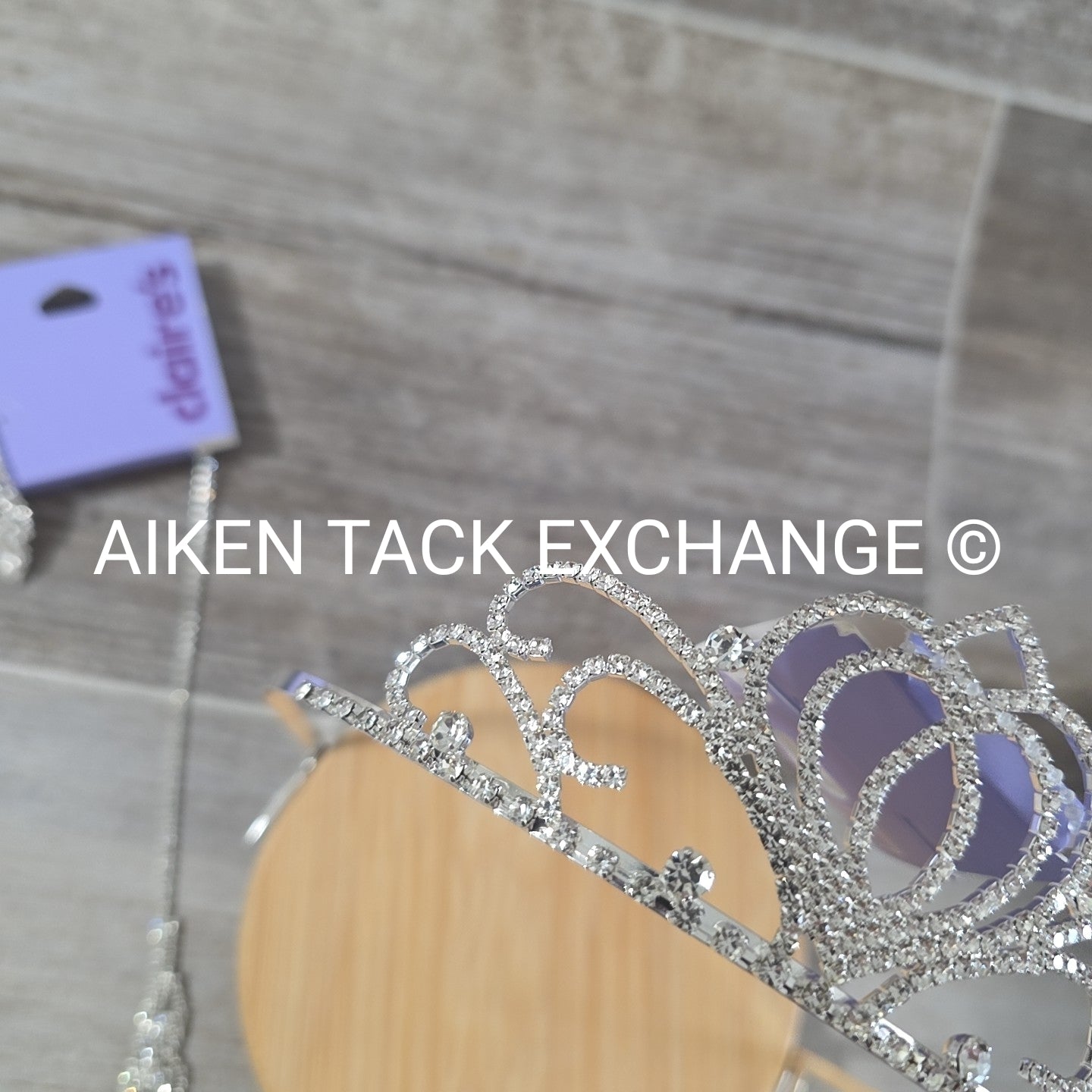 Claire's Bundle - 1 Tiara, 1 Set of Earrings, 1 Necklace