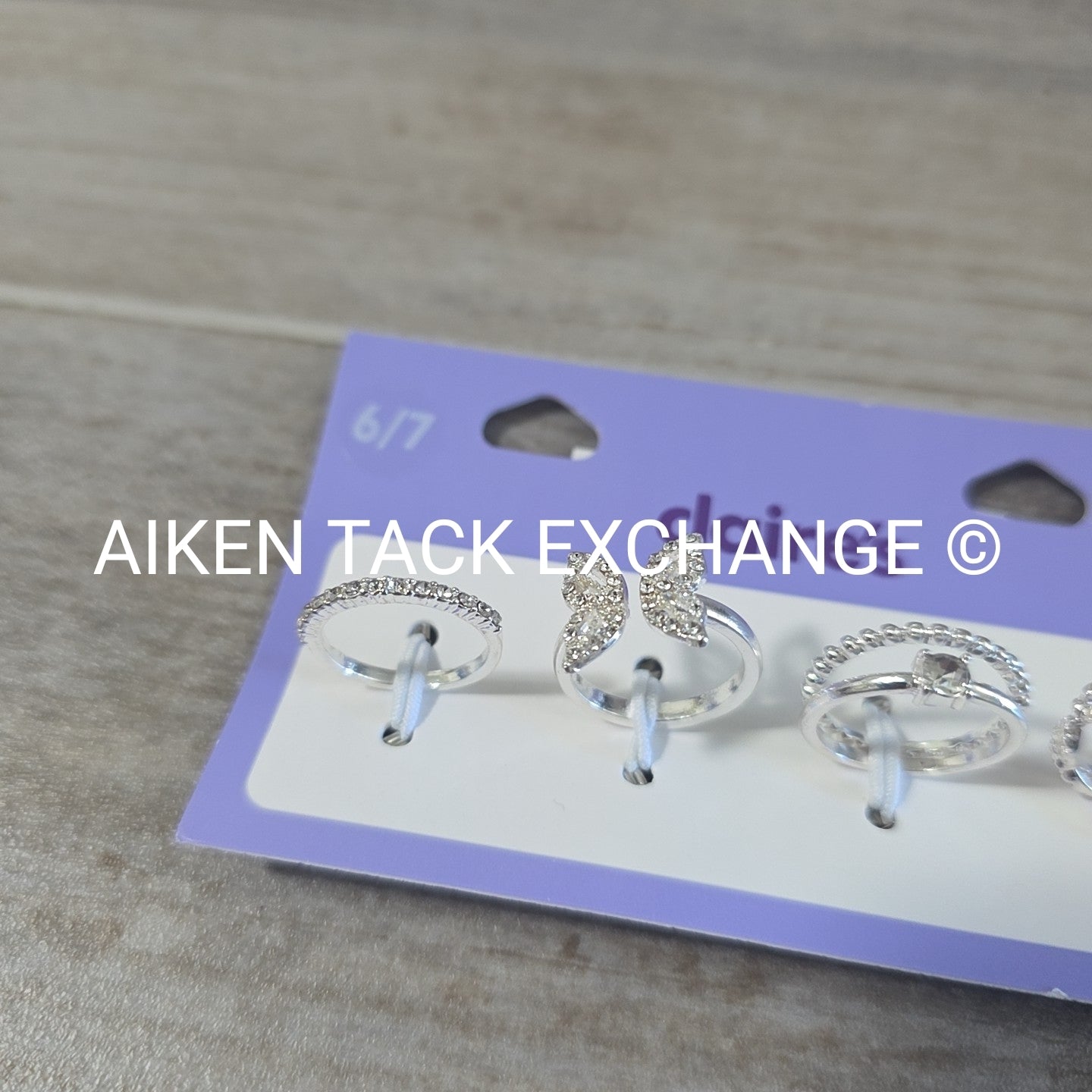 Claire's Ring Set (4) - Size 6/7