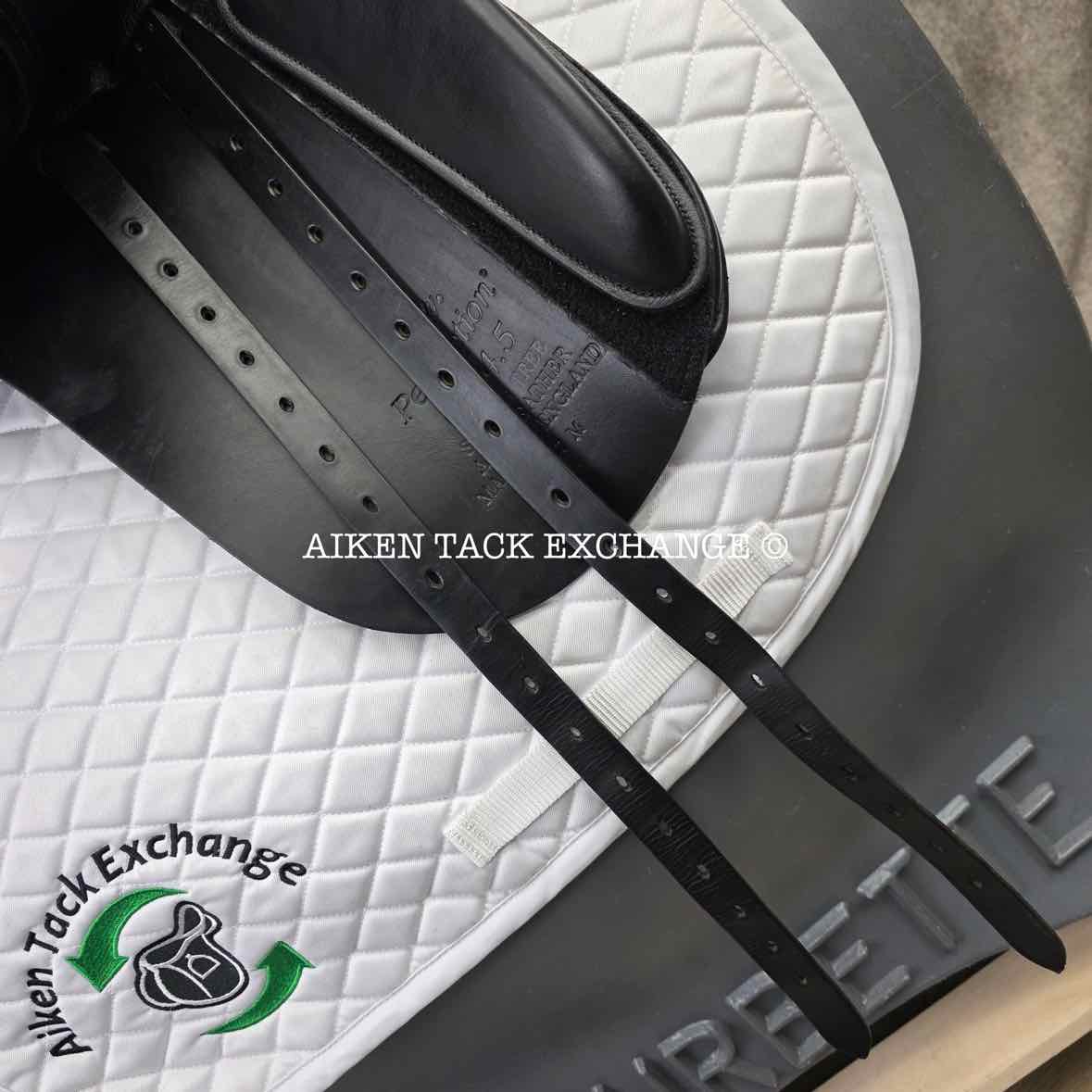 **SOLD** 2013 County Perfection CC Dressage Saddle, 17" Seat, Medium Tree, Wool Flocked Panels