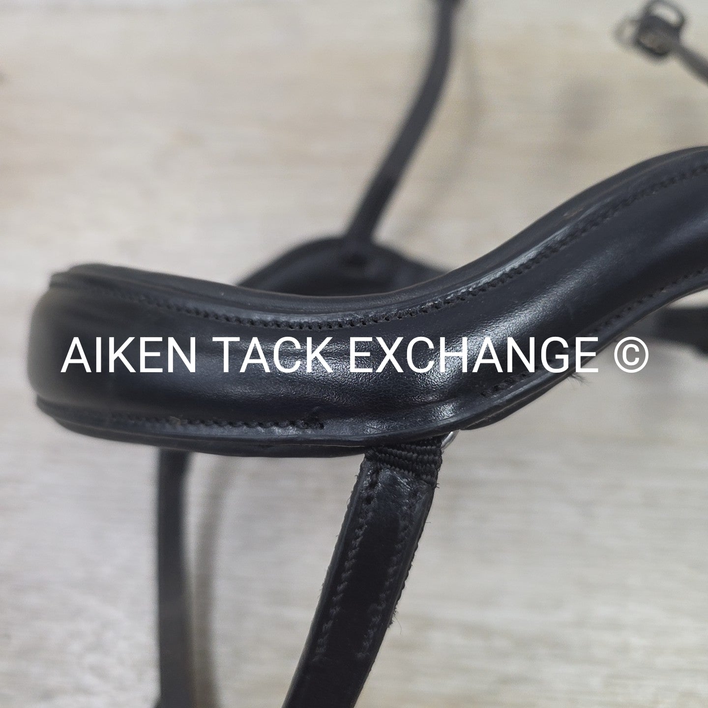 Anatomic Flash Noseband for Monocrown Bridle, Black, Size Full