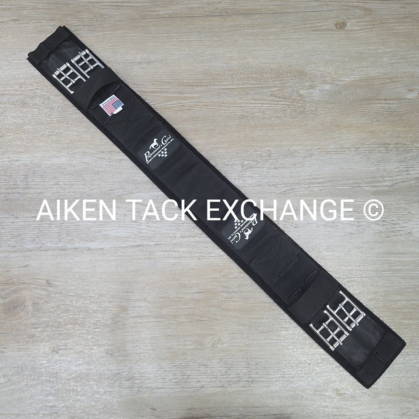 Professional's Choice Neoprene Lined Dressage Girth, Black, 26"