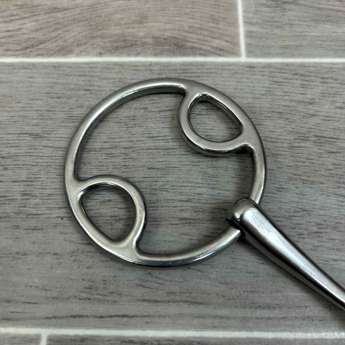 Korsteel Single Joint Beval Loop Gag Bit 5"