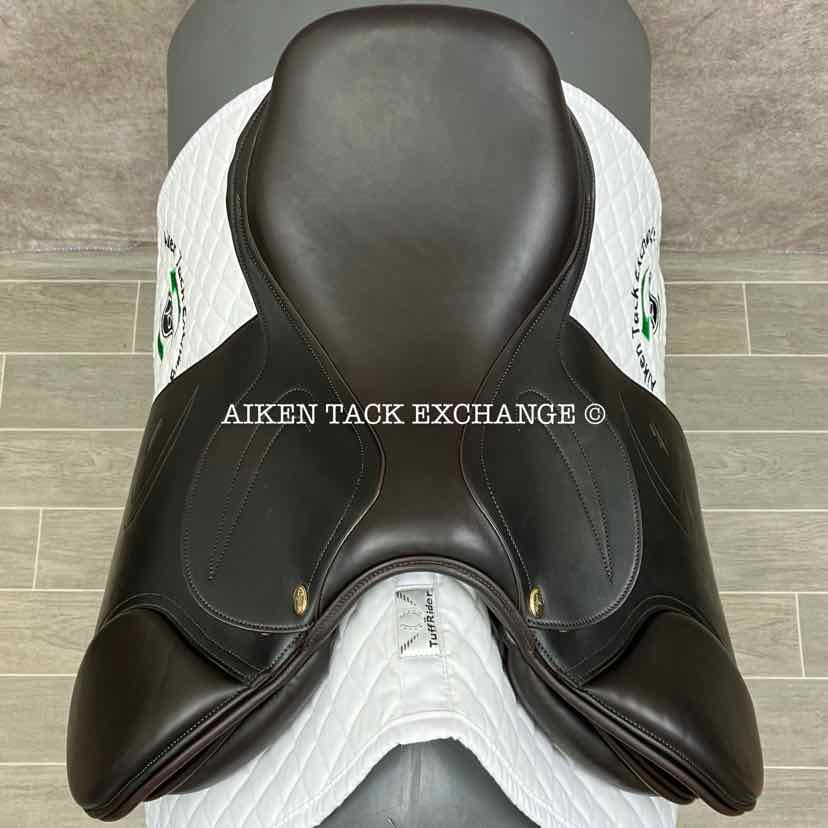 **On Trial** Adam Ellis Chloe Close Contact Jump Saddle, 17" Seat, Medium Wide Tree, Foam Panels