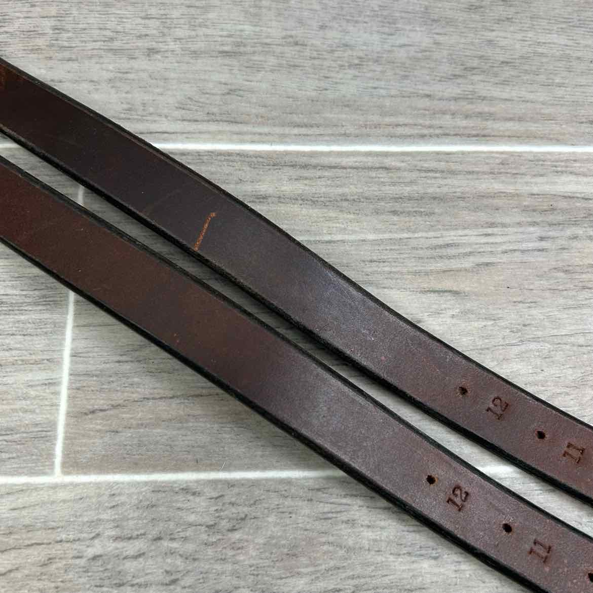 English Stirrup Leathers, Made in England, Brown, 54"