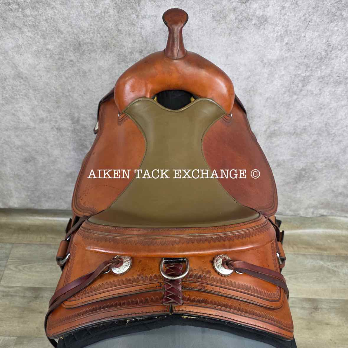 2004 Circle Y 1651 Park & Trail Western Saddle, 16" Seat, Regular Flex Lite Tree - Semi QH Bars