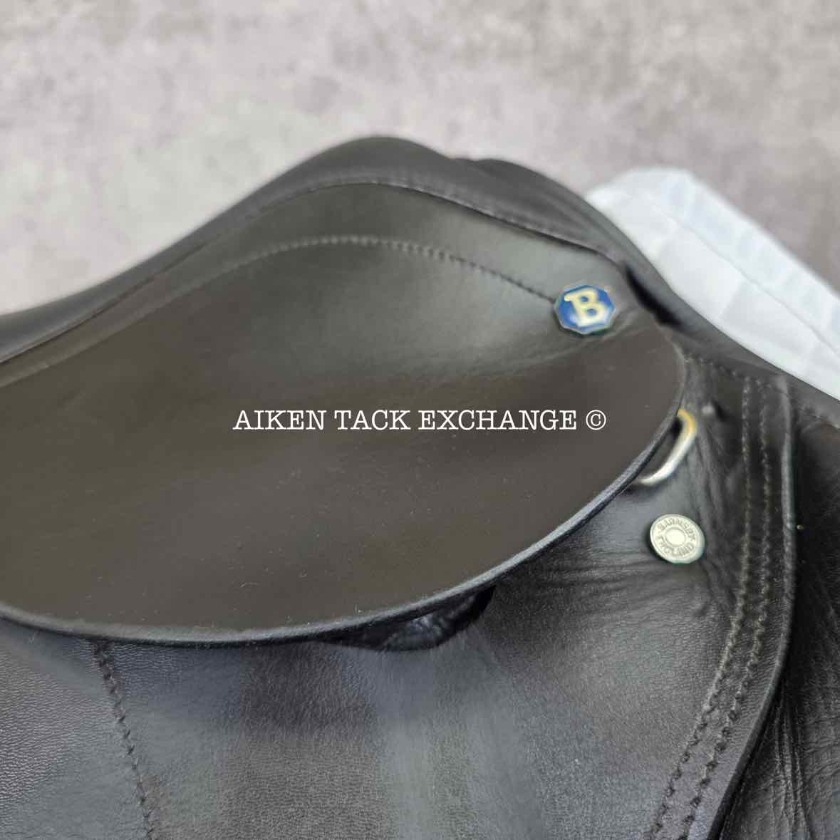 Barnsby Shockemohle Jump Saddle, 18" Seat, Medium Tree, Wool Flocked Panels