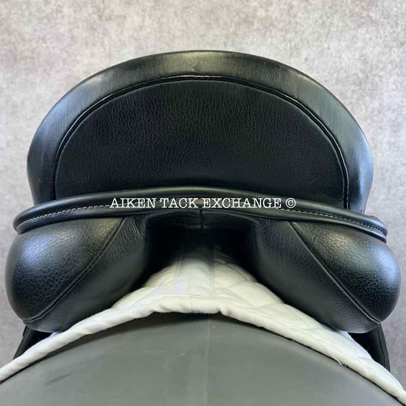 2018 Custom Saddlery Advantage Monoflap Dressage Saddle, 18" Seat, Adjustable Tree, Wool Flocked Pony Panels