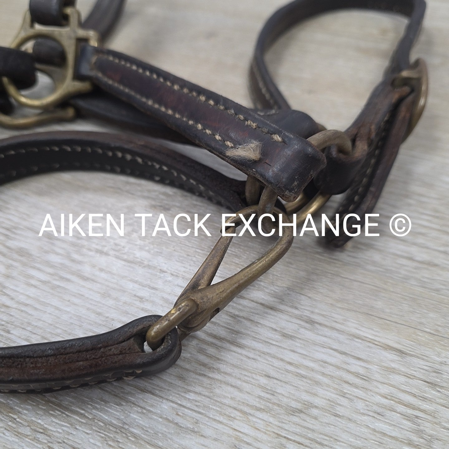 BARGAIN BUNDLE: 2 Leather Halters with 1 Leather Lead, Size Cob