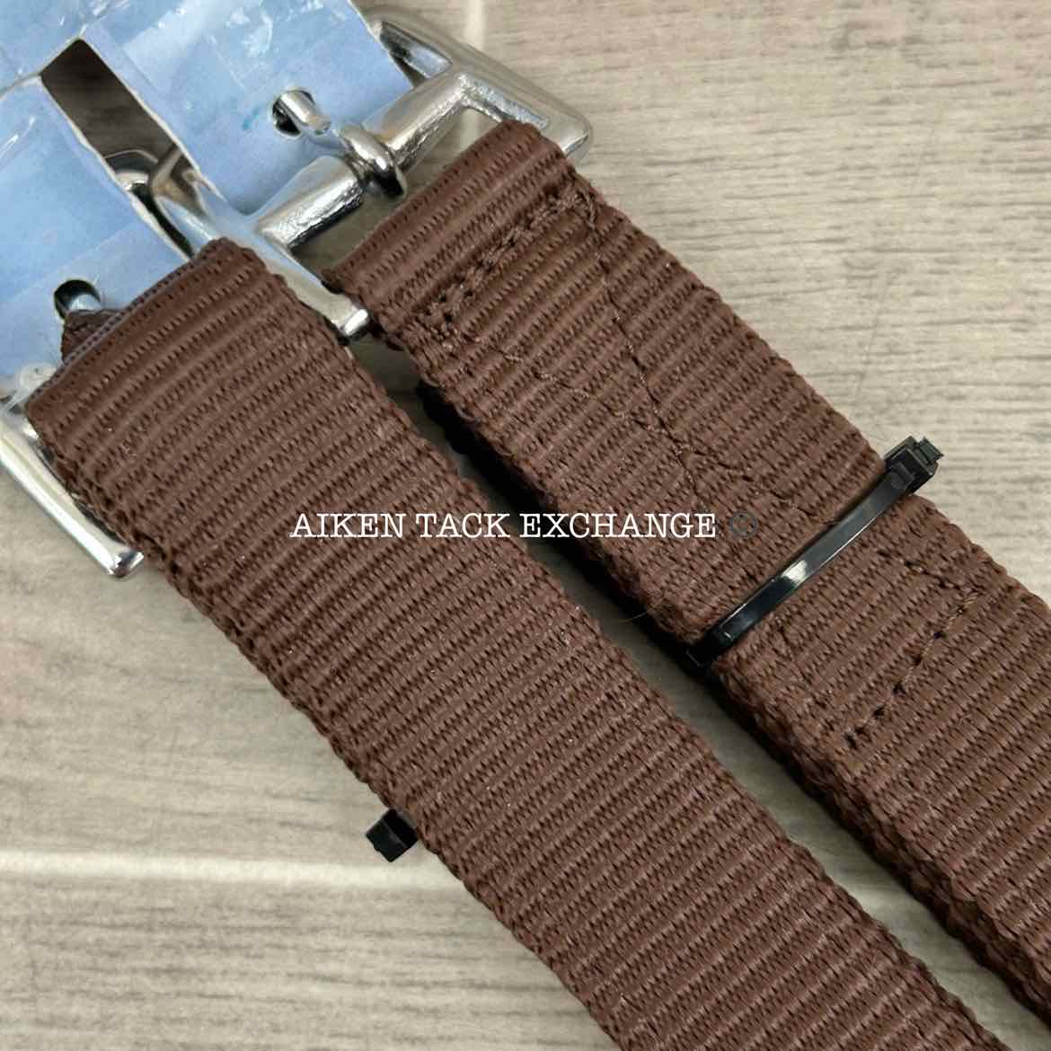 Tough 1 EquiRoyal Nylon Stirrup Straps, Brown, 54"
