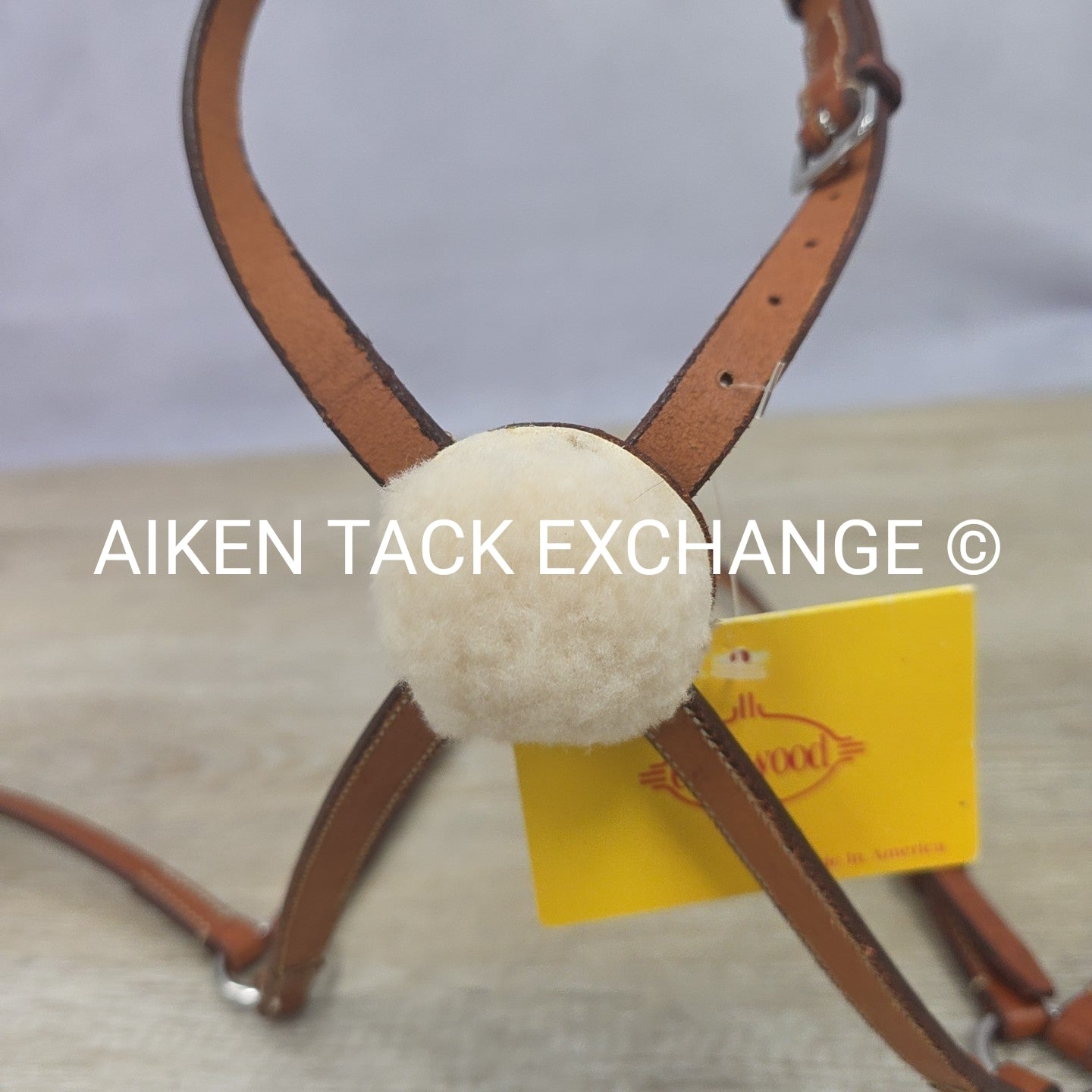 Edgewood Raised Fancy Stitched Figure 8 Noseband, Size Cob
