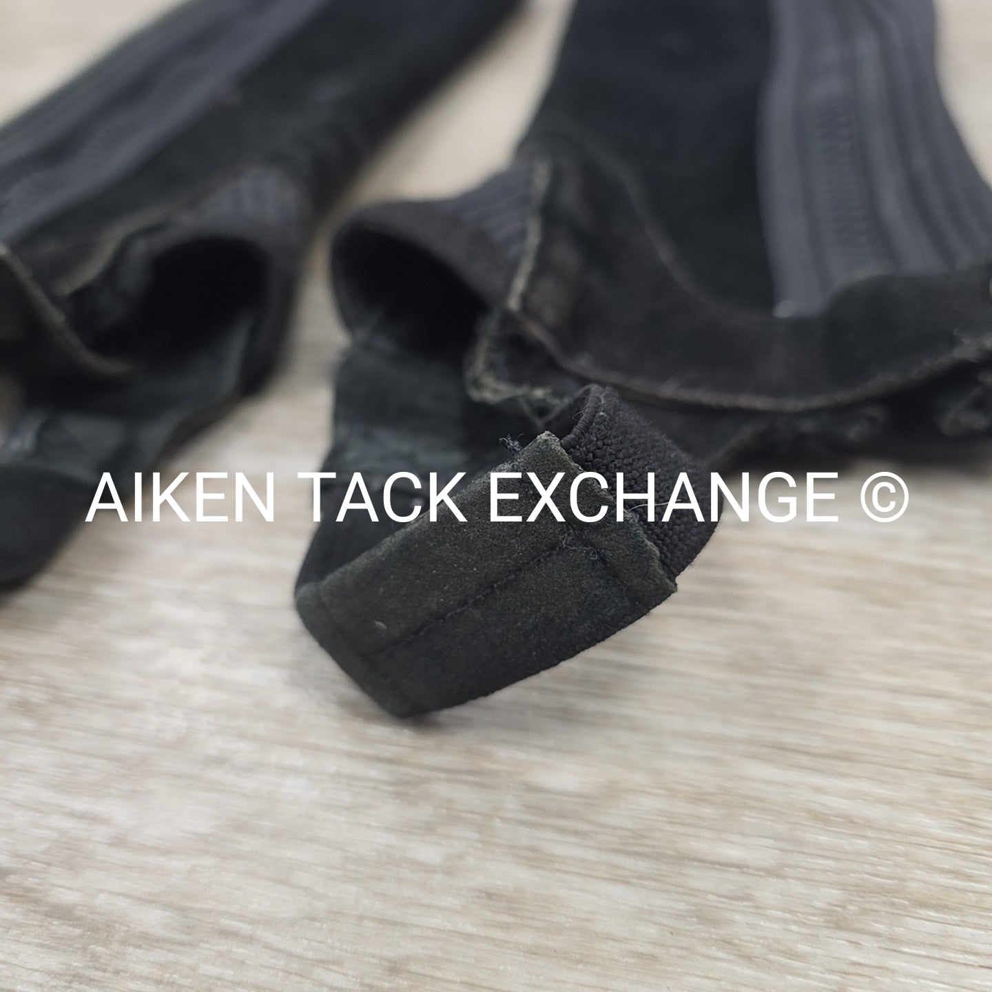 Ovation Suede Half Chaps, Black, Size 8 - 10 Tall